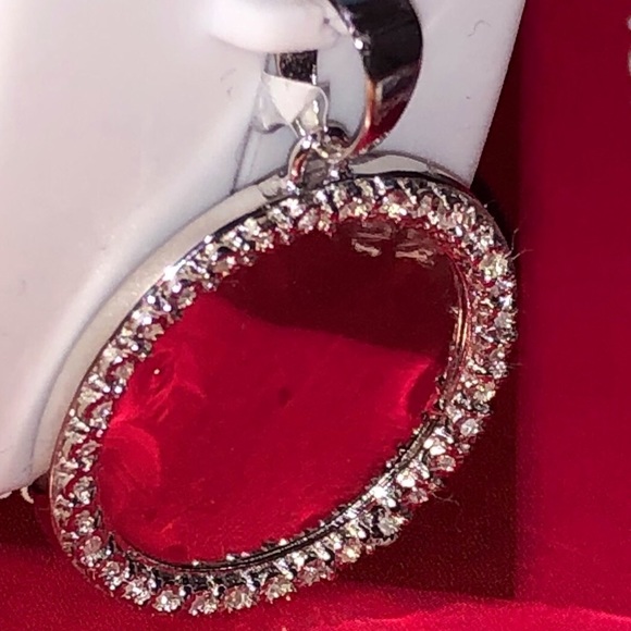 Real diamond picture memory charm pendant NOT CZ! - Picture 8 of 17